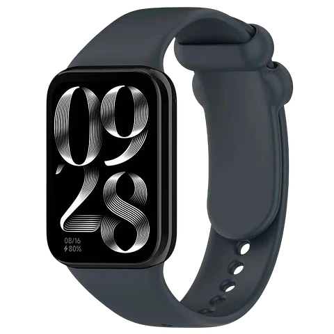 Correa Xiaomi Mi Smart Band 9 Pro / Band 8 Pro / Redmi Watch 4 / Redmi Watch 5 / Redmi Watch 6 / Xiaomi Smart Band 10 Pro Silicona Gris Oscuro