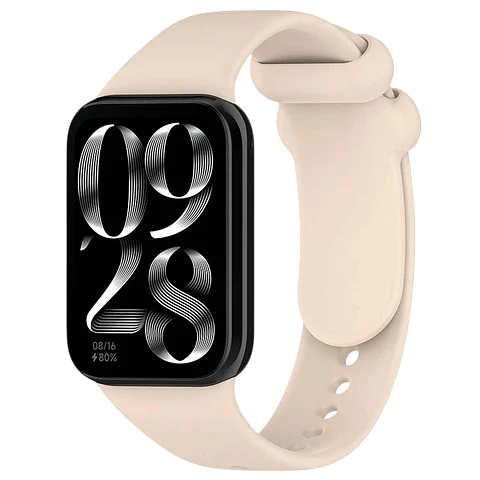 Correa Xiaomi Mi Smart Band 9 Pro / Band 8 Pro / Redmi Watch 4 / Redmi Watch 5 / Redmi Watch 6 / Xiaomi Smart Band 10 Pro Silicona Marfil