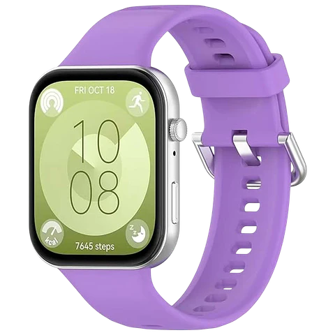 Correa de silicona Huawei Watch Fit 3 Morado
