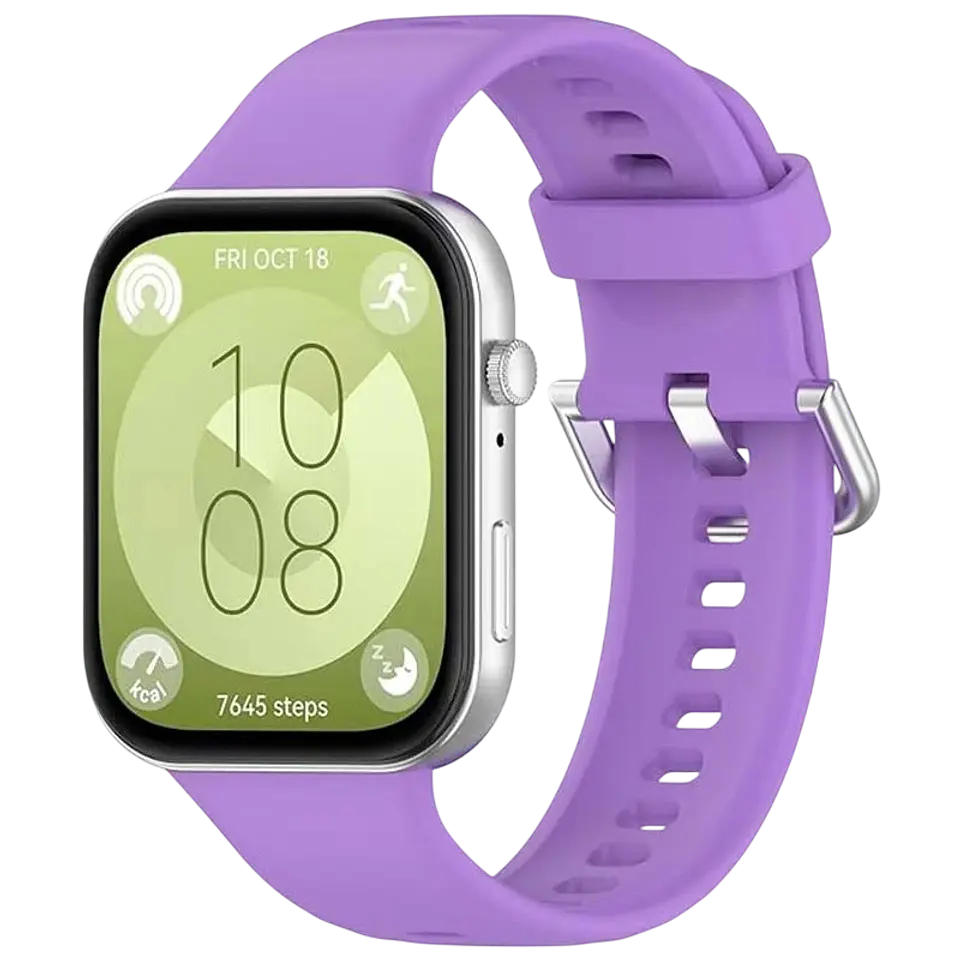 Correa de silicona Huawei Watch Fit 3 Morado 1