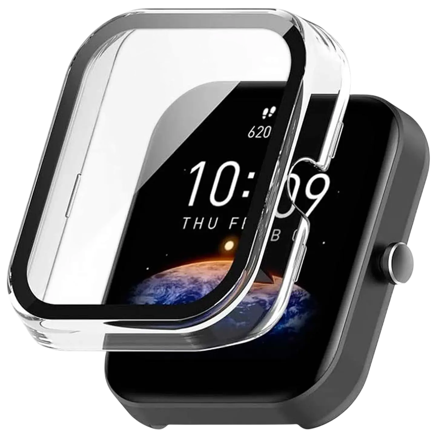 Funda PC + Cristal Templado Amazfit Bip 3 / Bip 3 Pro Transparente 1