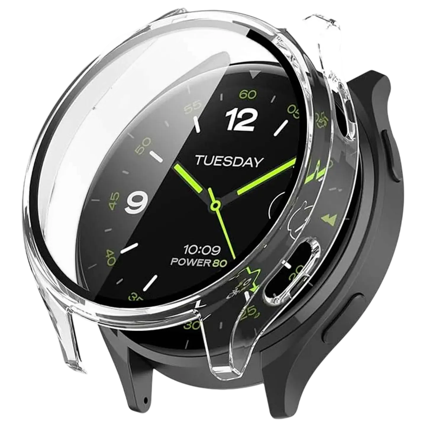 Funda PC + Cristal Templado Xiaomi Watch 2 Transparente 1