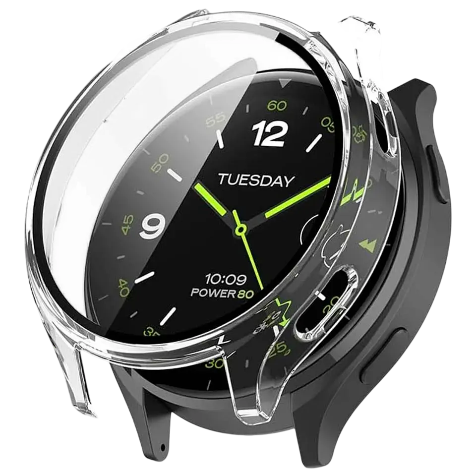 Funda PC + Cristal Templado Xiaomi Watch 2 Transparente 1