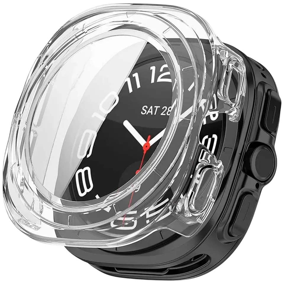 Funda PC + Cristal Templado Samsung Galaxy Watch Ultra 47mm Transparente 1