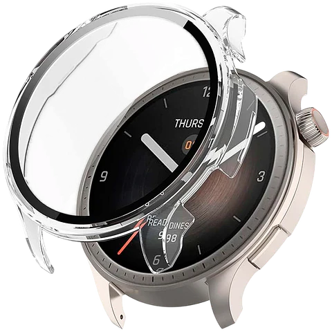 Funda PC + Cristal Templado Amazfit Balance Transparente