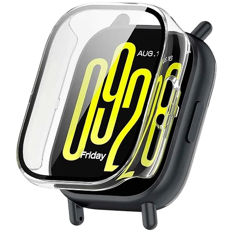Funda PC + Cristal Templado Xiaomi Redmi Watch 5 Lite Transparente