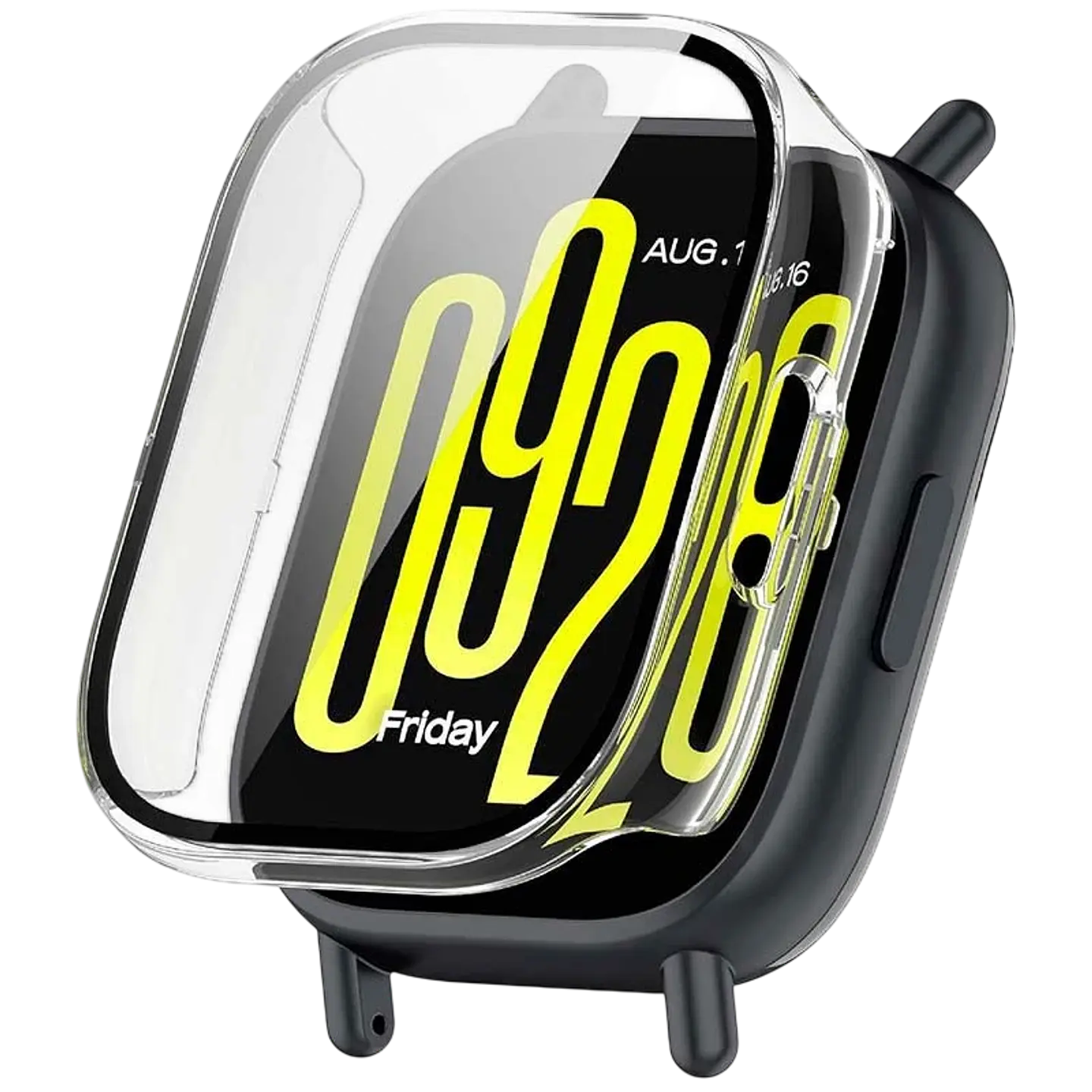 Funda PC + Cristal Templado Xiaomi Redmi Watch 5 Lite Transparente 1