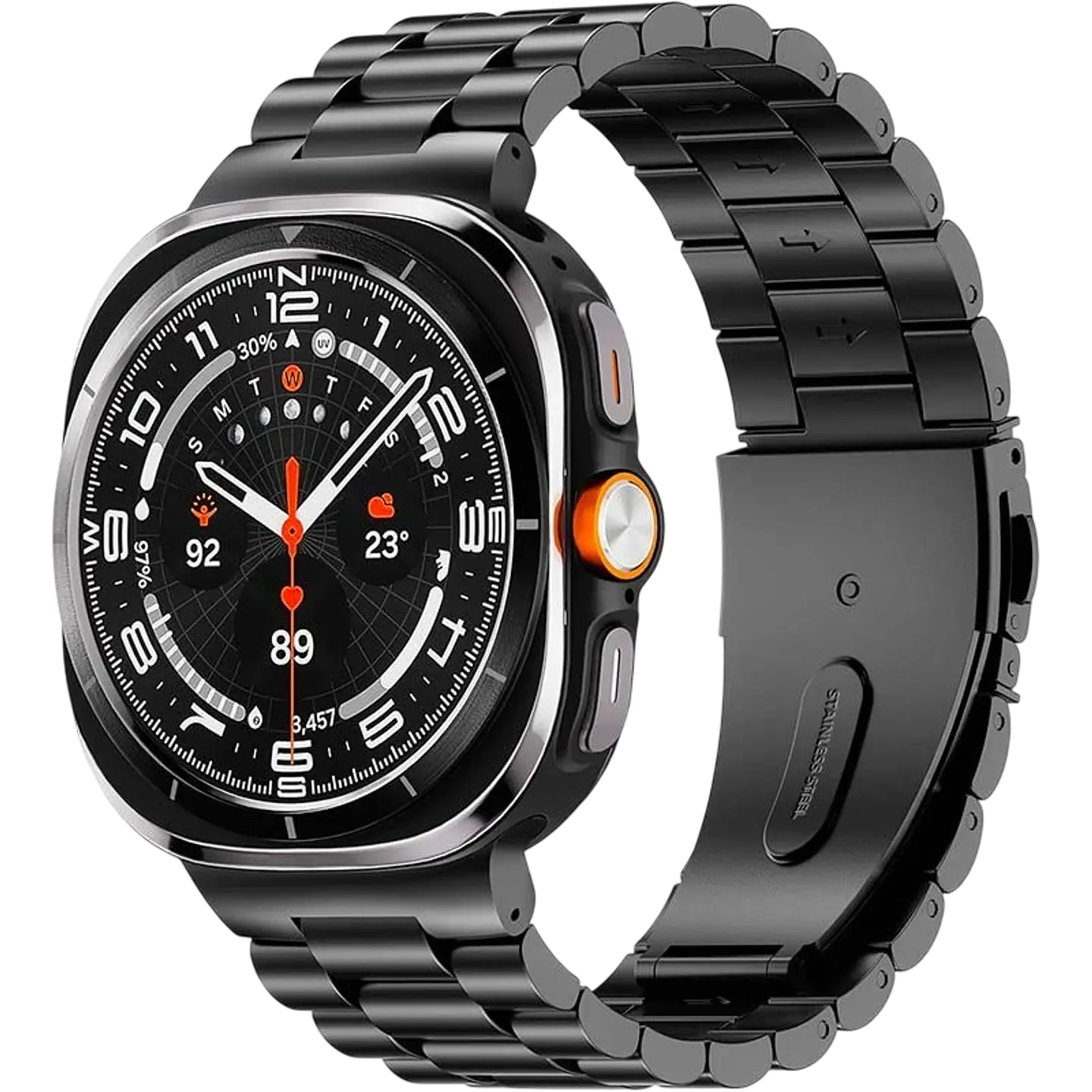 Correa Metal Eslabones Samsung Galaxy Watch Ultra Negro 1