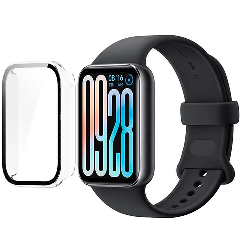 Funda PC + Cristal Templado Xiaomi Smart Band 9 Pro Transparente