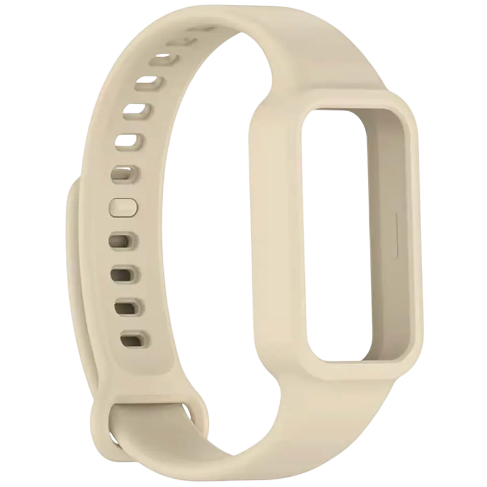 Correa de silicona Xiaomi Mi Smart Band 9 Active / Redmi Smart Band 3 Marfil 1