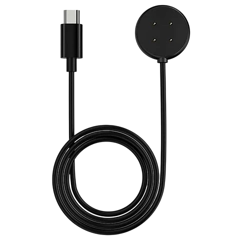 Cargador para Google Pixel Watch 3 / Pixel Watch 2 / Fitbit Versa 4 / Versa 3 Negro USB-C Compatible