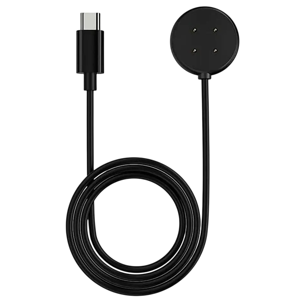 Cargador para Google Pixel Watch 3 / Pixel Watch 2 / Fitbit Versa 4 / Versa 3 Negro USB-C Compatible 1