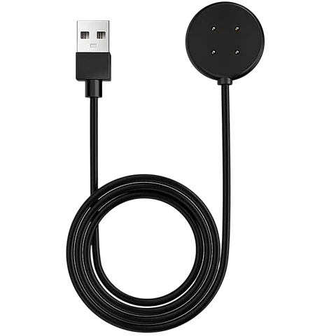 Cargador para Google Pixel Watch 3 / Pixel Watch 2 / Fitbit Versa 4 / Versa 3 Negro USB-A Compatible