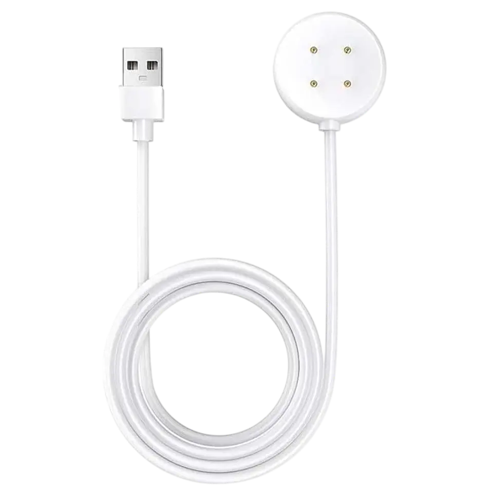 Cargador para Google Pixel Watch 3 / Pixel Watch 2 / Fitbit Versa 4 / Versa 3 Blanco USB-A Compatible 1