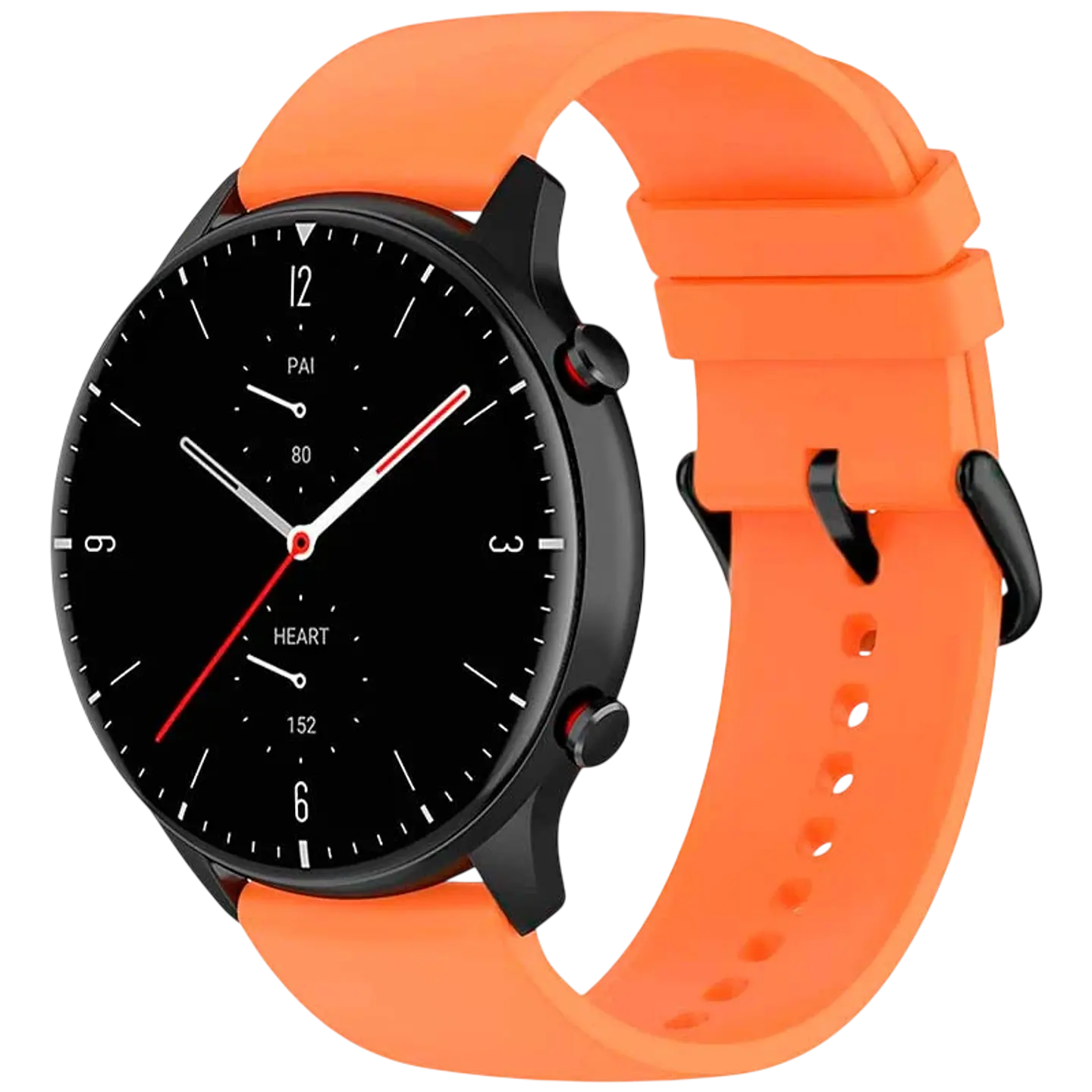 Correa de silicona Universal 22mm Naranja para Smartwatch Xiaomi/Amazfit/Samsung/Huawei/Realme/Ticwatch 1