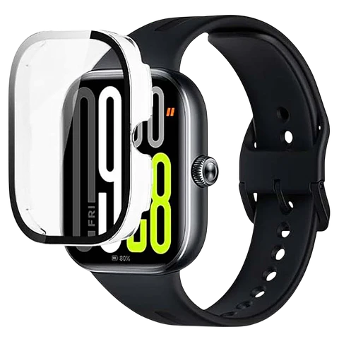 Funda PC + Cristal Templado Xiaomi Redmi Watch 5/Redmi Watch 6 Transparente