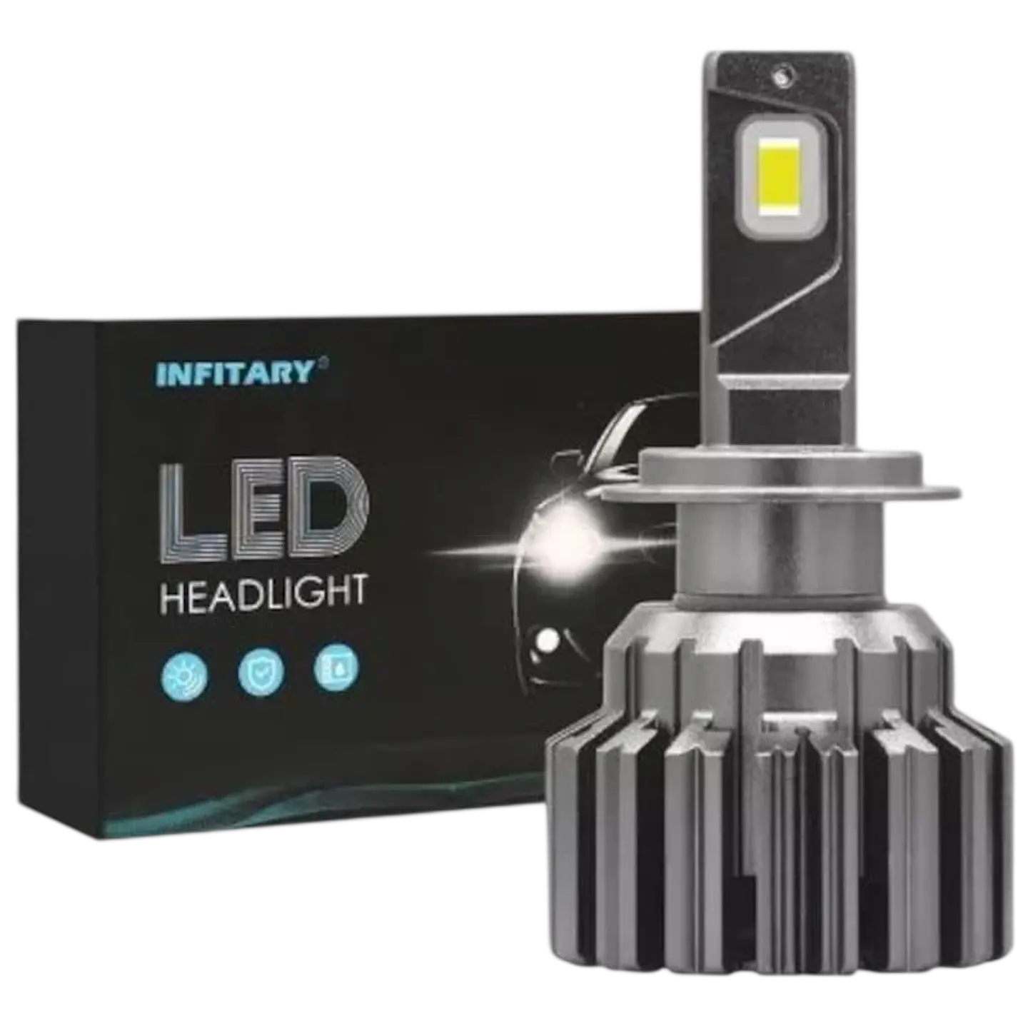 HS Q2 - Bombilla  LED doble H4 para Coche 1