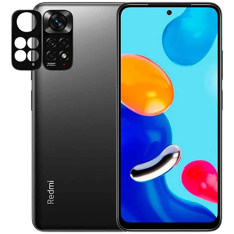 Protector de cámara Xiaomi Redmi Note 11 / Redmi Note 11S Negro