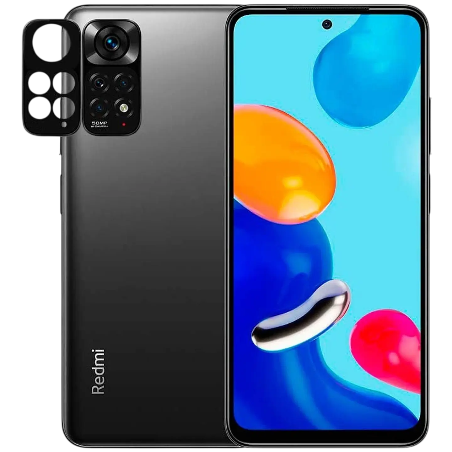 Protector de cámara Xiaomi Redmi Note 11 / Redmi Note 11S Negro 1