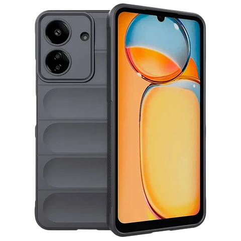 Funda de silicona Wave Xiaomi Redmi 13C / Poco C65 / Poco M6 5G Gris