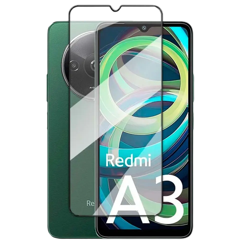 Protector de cristal templado Xiaomi Redmi A3 / Poco C65 Full Screen 3D 1