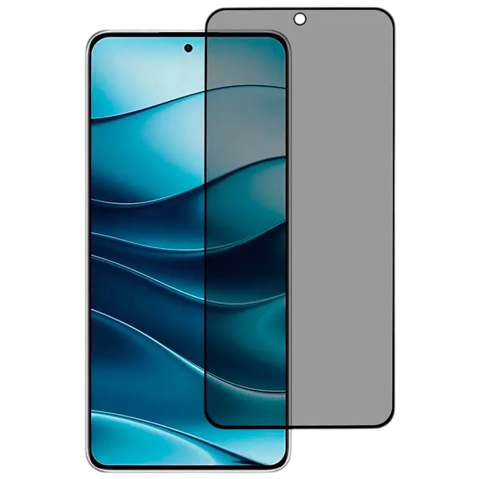 Protector de cristal templado Antiespía Xiaomi Redmi Note 14 5G / Note 14 4G 1