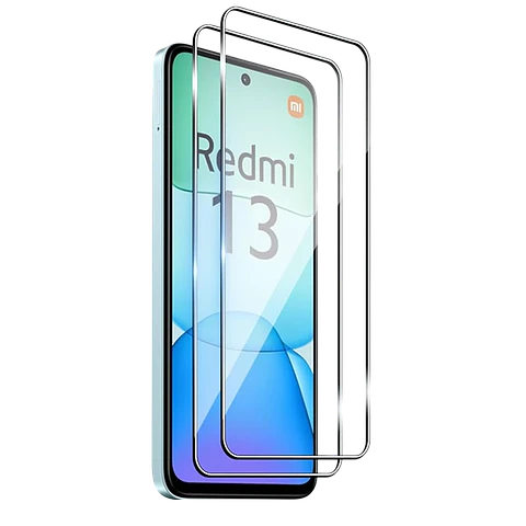 Pack x2 Protector de cristal templado Xiaomi Redmi 13 Full Screen 3D