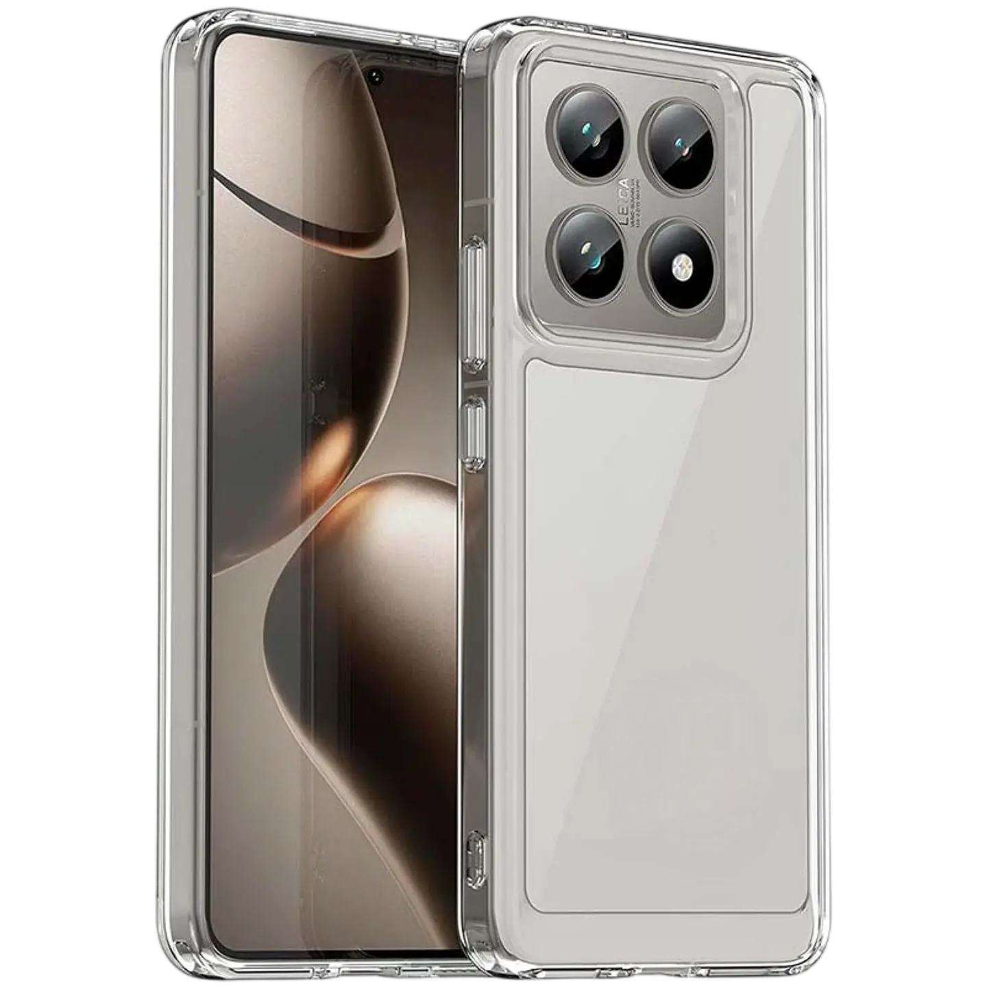 Funda Antigolpes Premium para Xiaomi 14T 5G Acrílico Anti-Amarillo Transparente 1