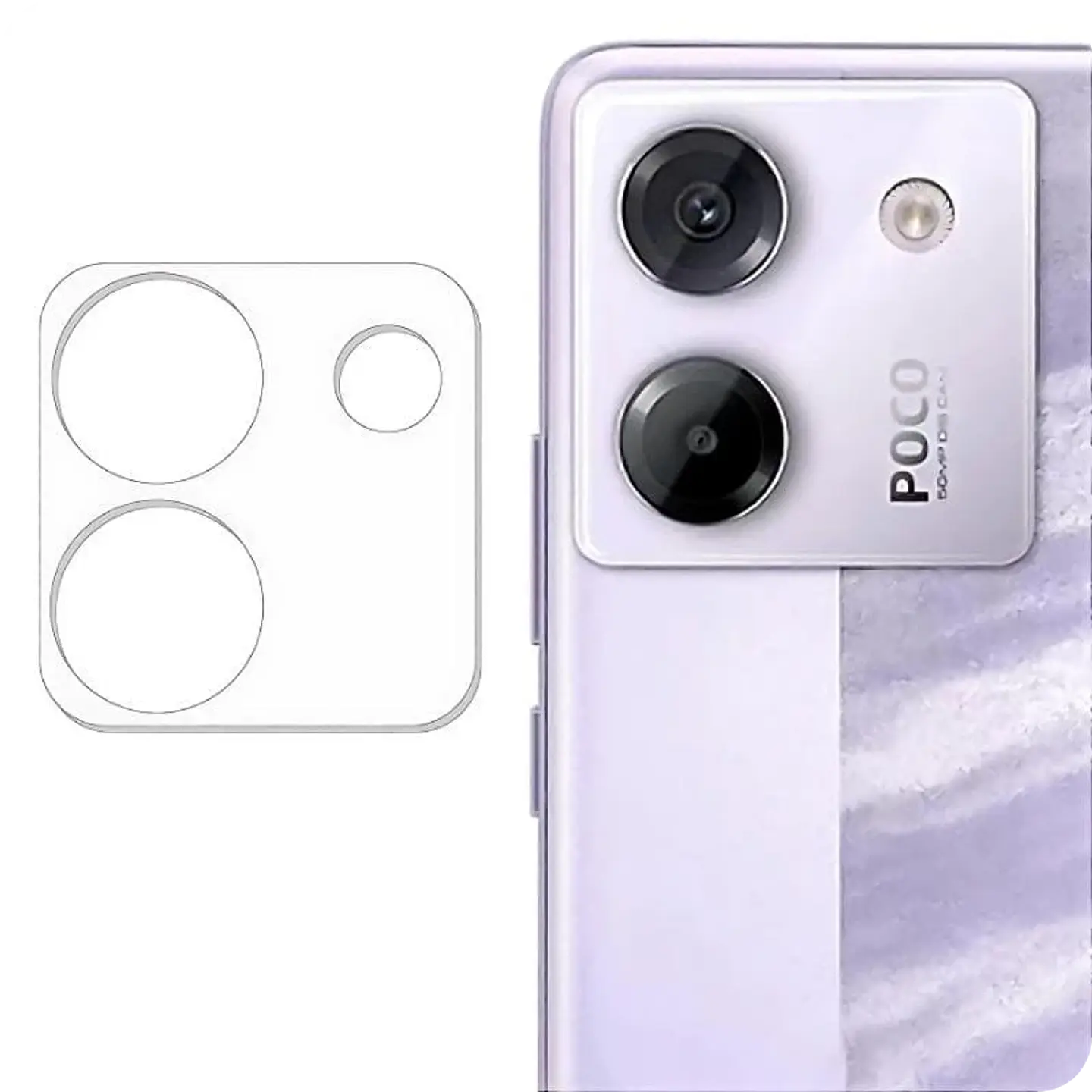 Protector de cámara Xiaomi Poco M7 Pro 5G 1