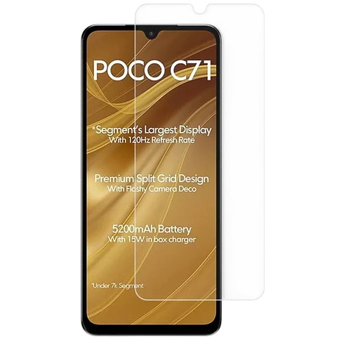 Pack x2 Protectores de cristal templado Xiaomi Poco C71