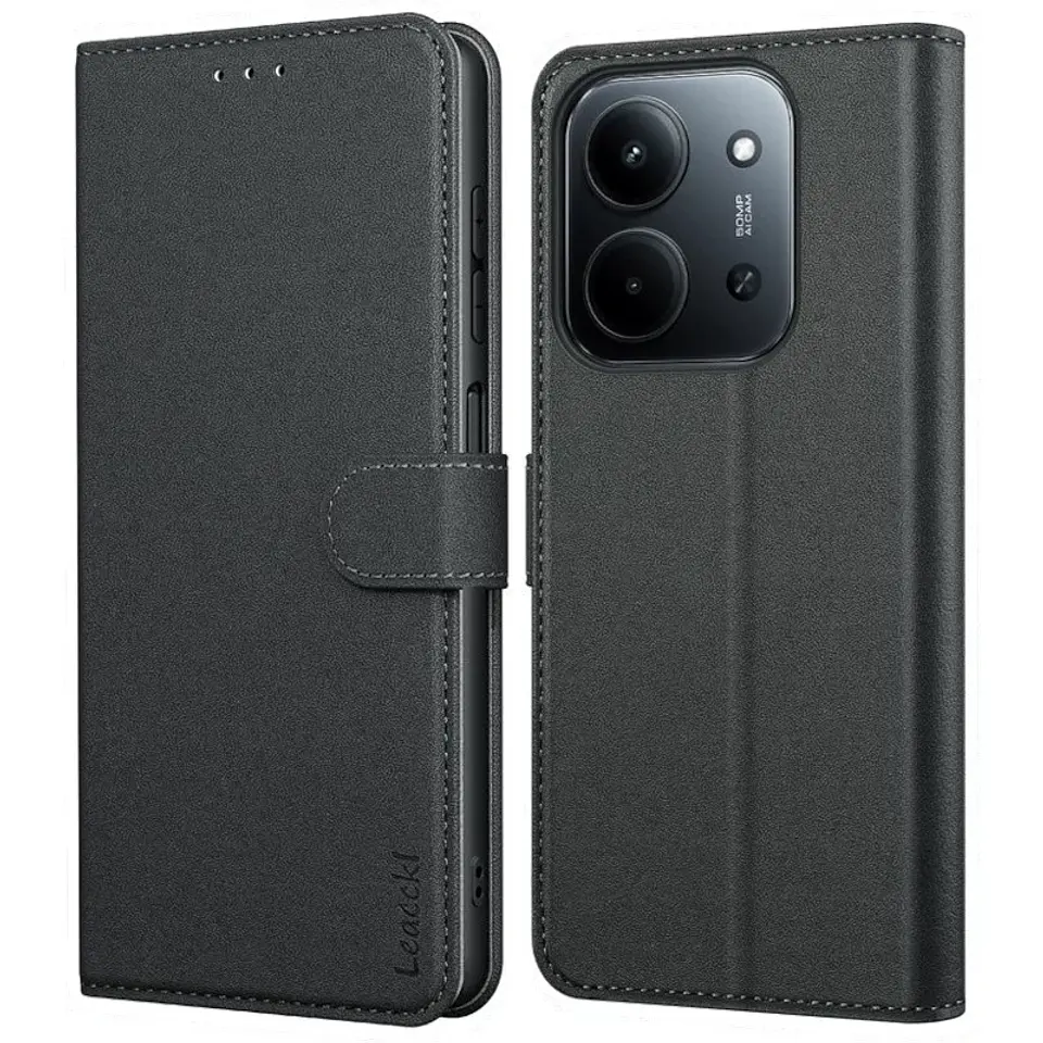 Funda libro 360º Protection Xiaomi Redmi 15C 4G/5G Negro 1