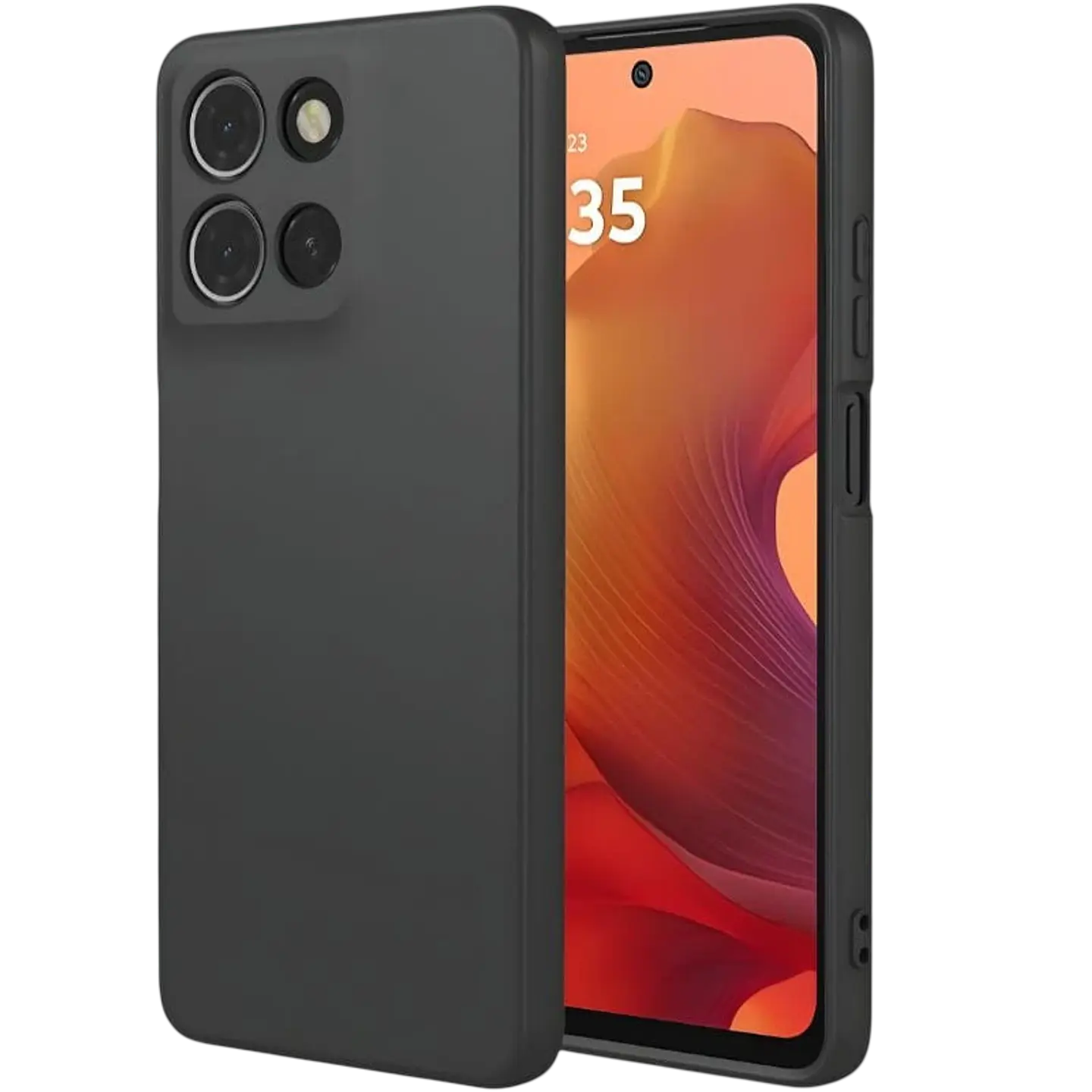 Funda Xiaomi Poco C85  Square Liquid Premium Negro 1