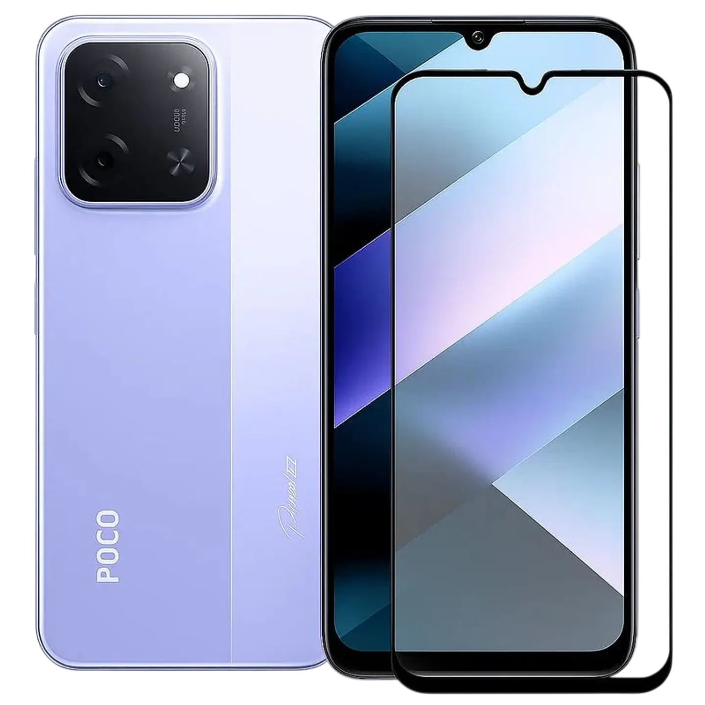 Protector de cristal templado Full Screen 3D Xiaomi Poco C85 1