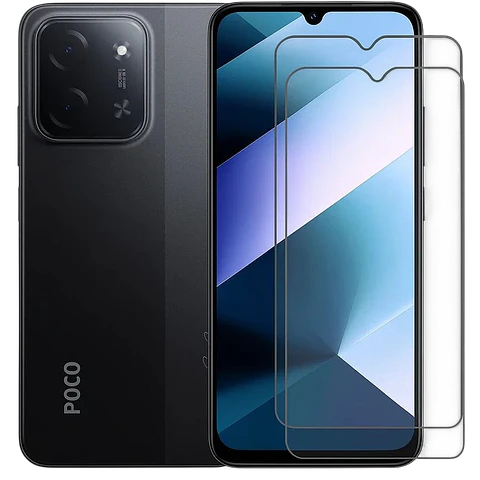 Pack x2 Protector de cristal templado Xiaomi Poco C85 Full Screen 3D