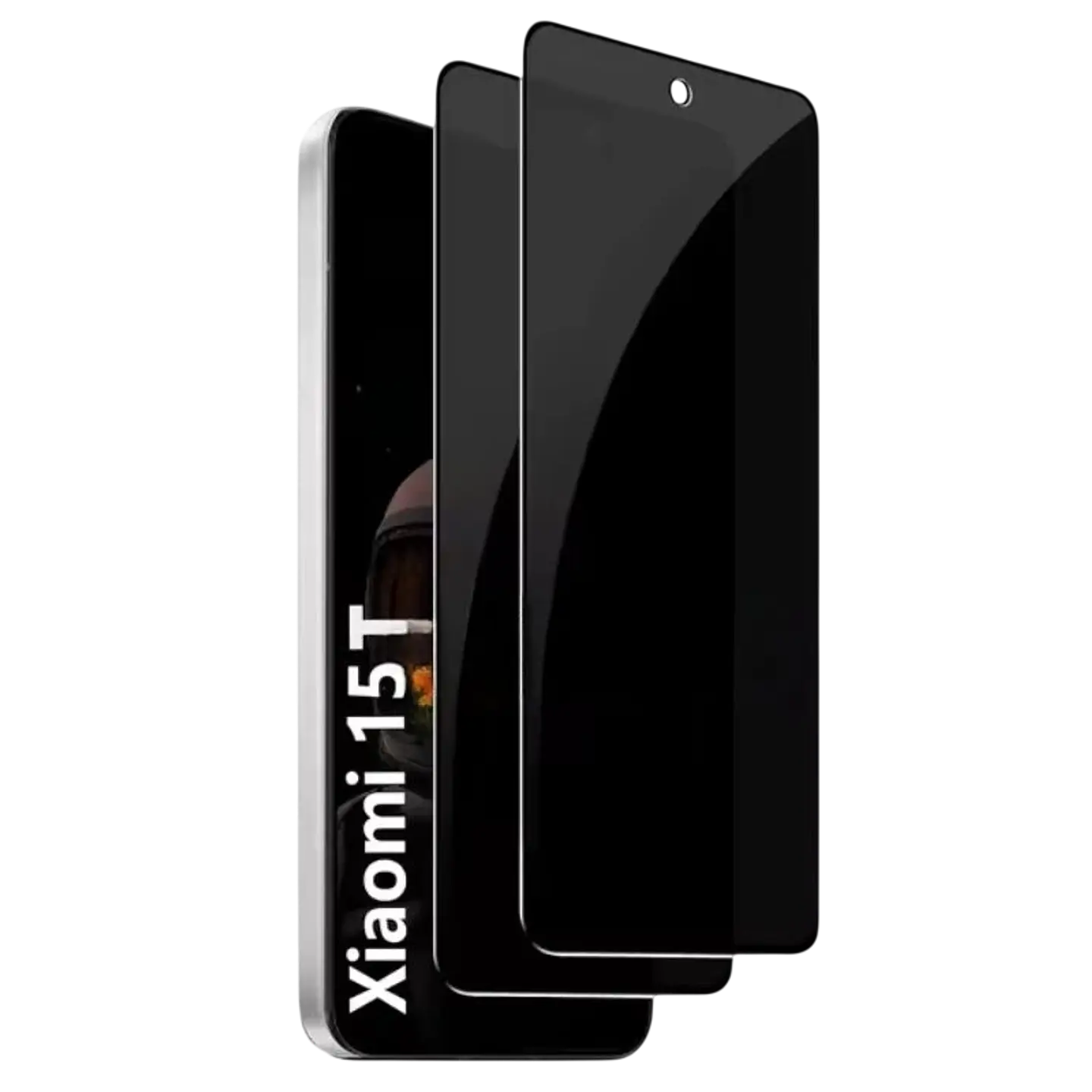 Protector de cristal templado Antiespía Xiaomi 15T 1
