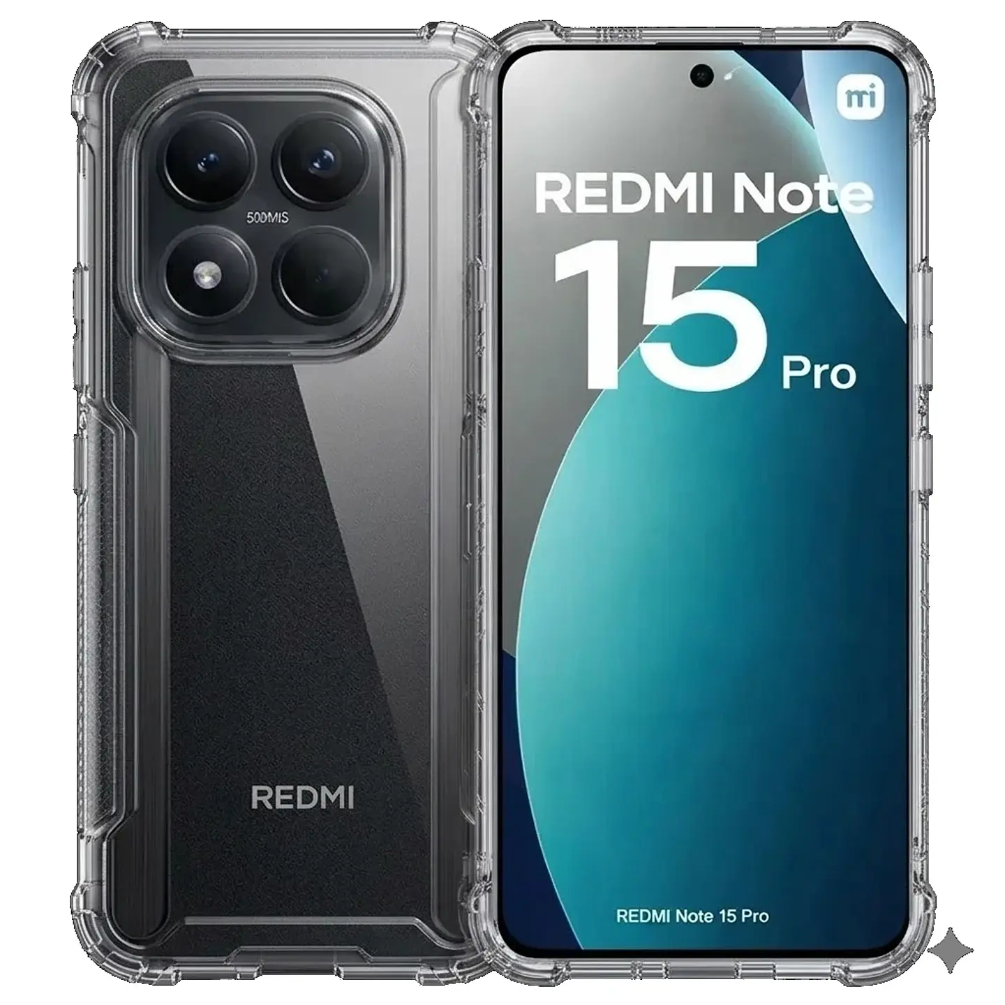 Funda de silicona Reinforced Xiaomi Redmi Note 15 Pro 4G 1
