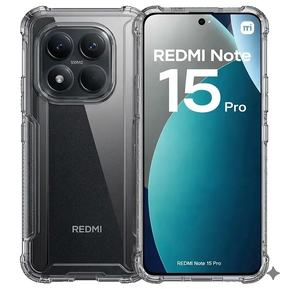 Funda de silicona Reinforced Xiaomi Redmi Note 15 Pro 4G 1