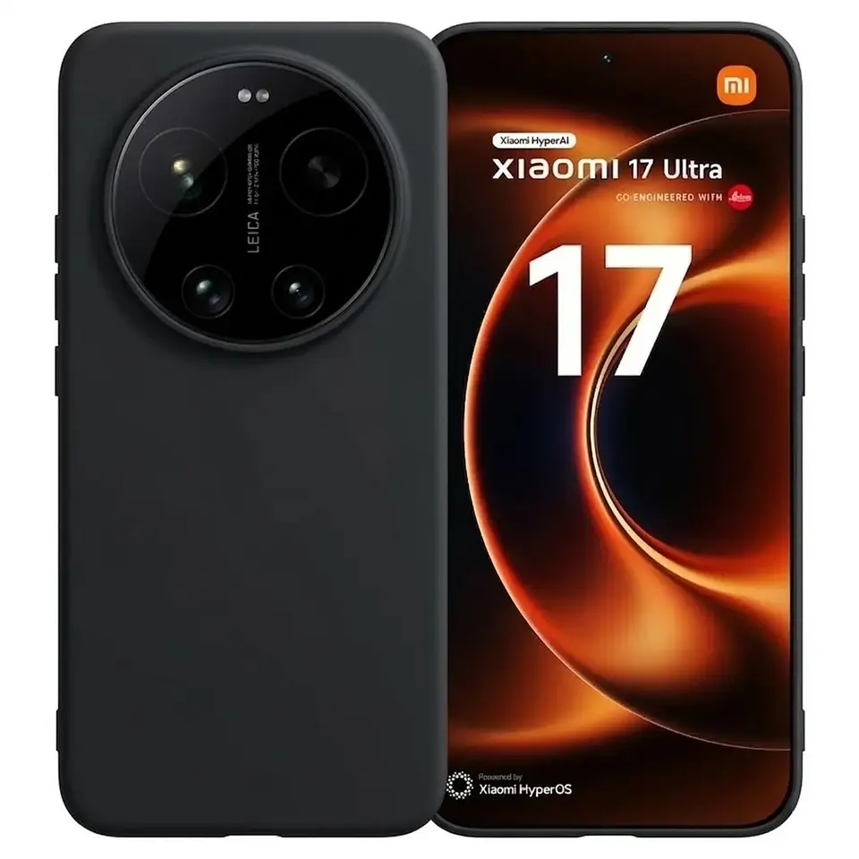 Funda Xiaomi 17 Ultra Square Liquid Premium Negro 1