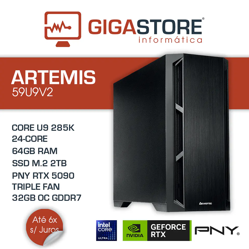 Desktop Gaming ARTEMIS-59U9V2 Ultra 9 285K 64GB RAM 2TB SSD W11 1