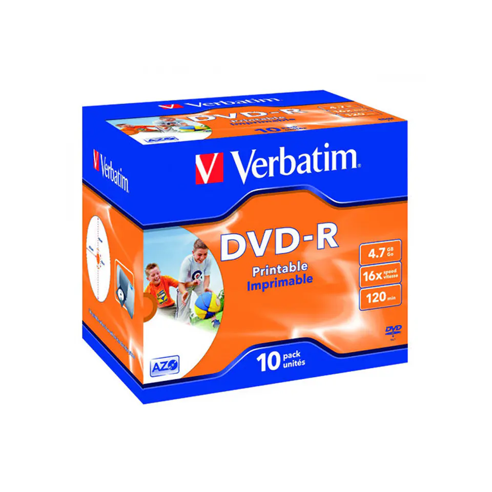 Verbatim DVD-R 4.7GB 120min 16x (unidade) 1