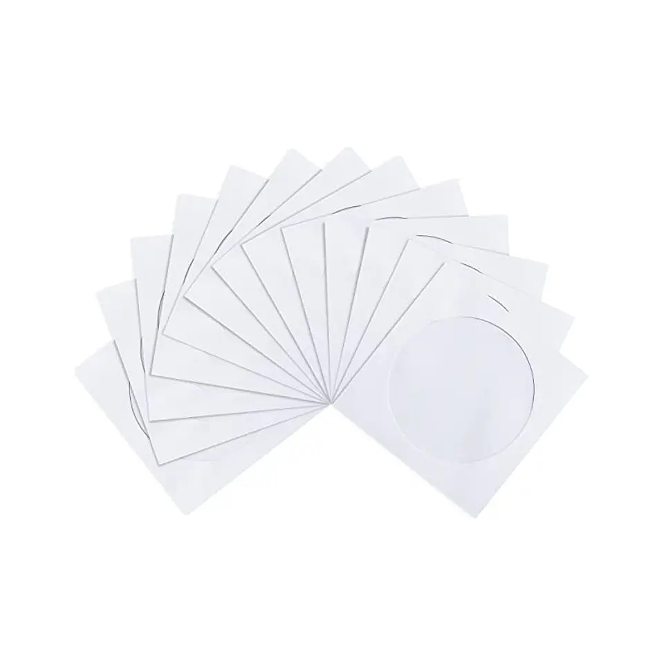 Pacote de 100 Capas para CD/DVD 1
