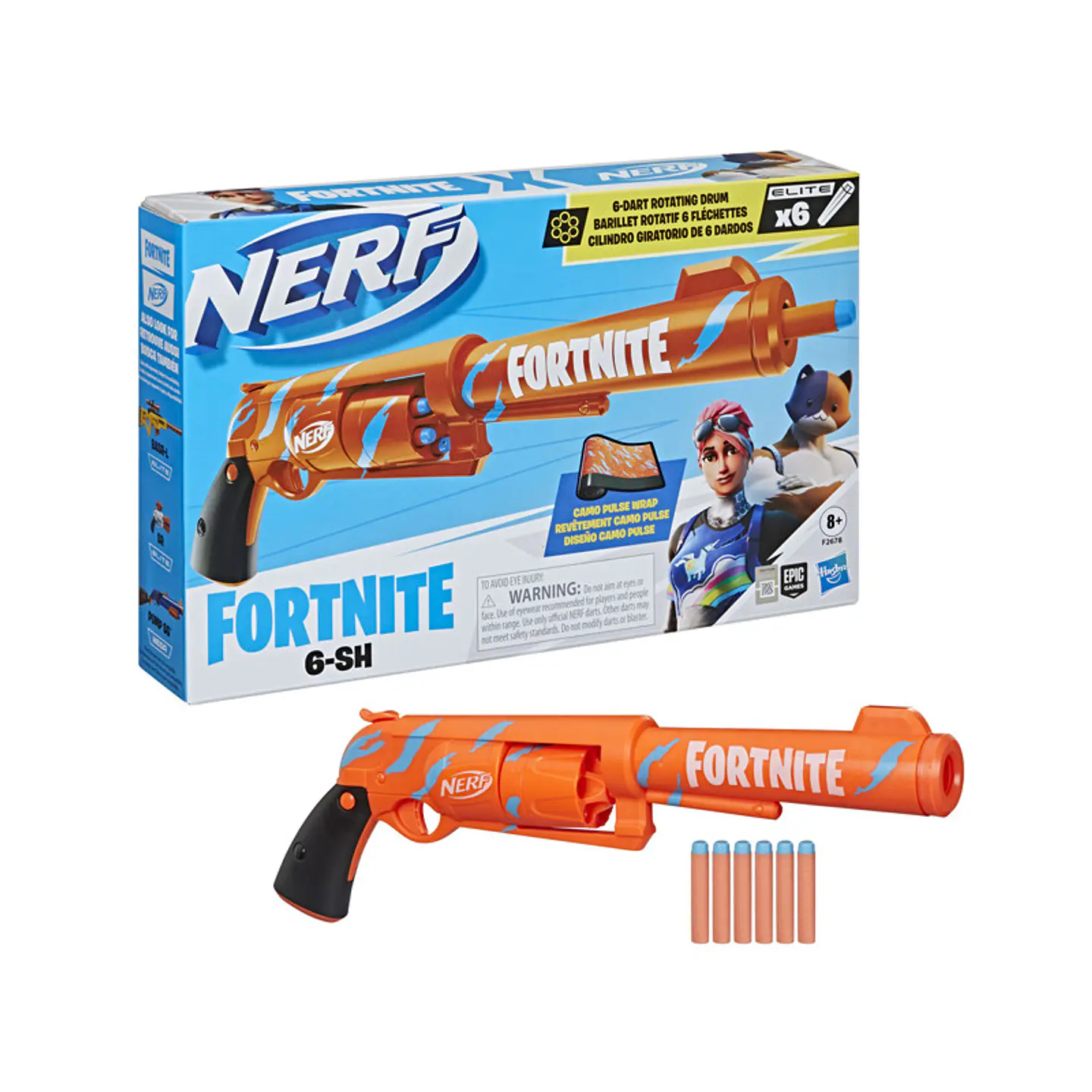 Nerf Fortnite Blaster Six Shooter 1