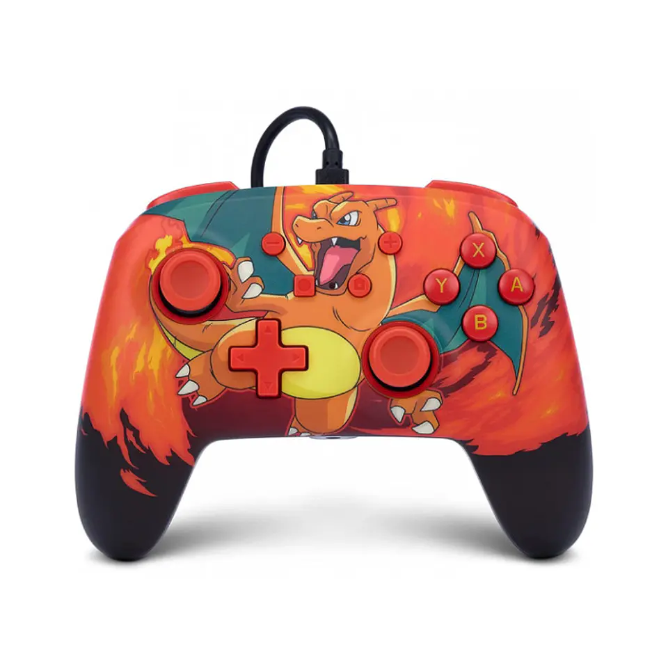 Comando PowerA Nintendo Switch Enhanced Wired Charizard Vortex 1