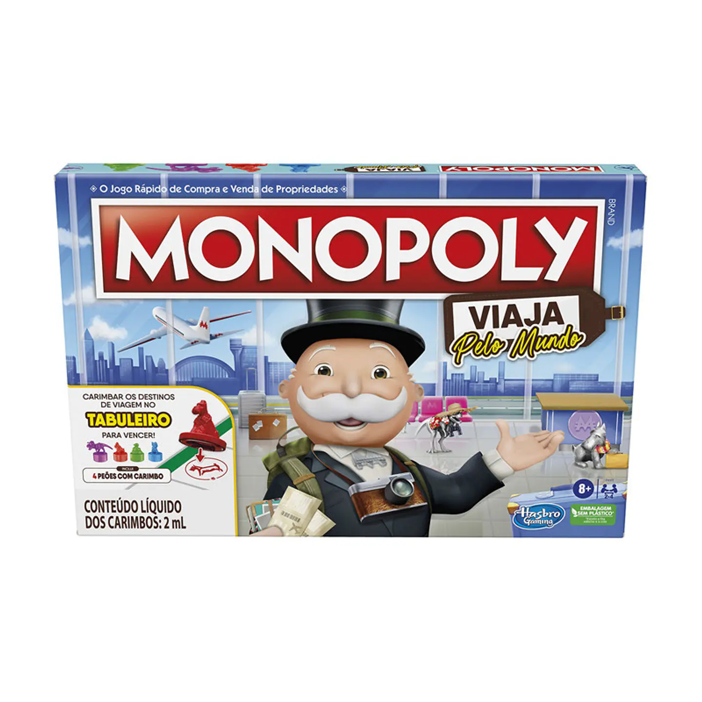 Jogo de Tabuleiro Hasbro Monopoly Viaja pelo Mundo 1