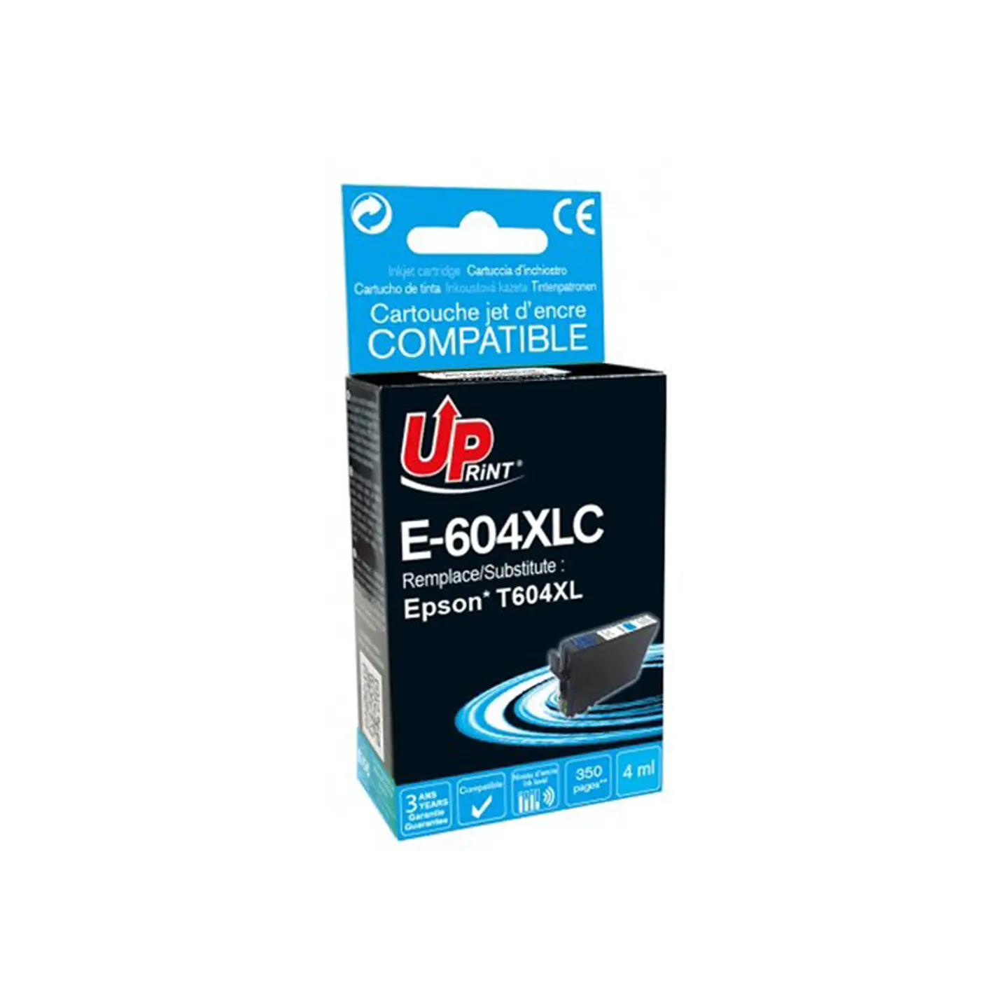 Epson Tinteiro Compatível T604XLC Azul 1