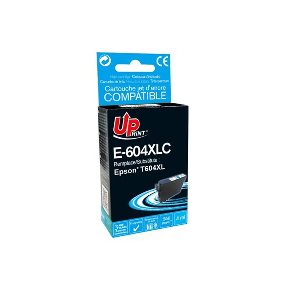 Epson Tinteiro Compatível T604XLC Azul 1