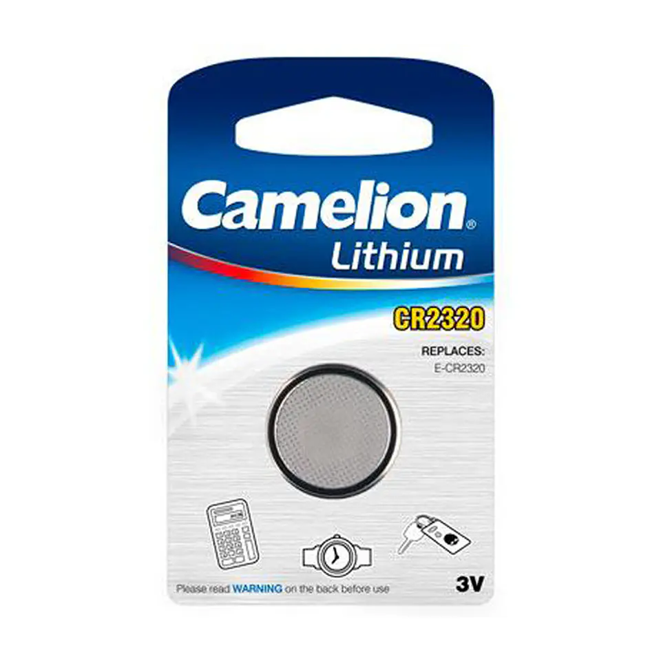 Pilha de Botão de Lítio Camelion CR2320 3V 1