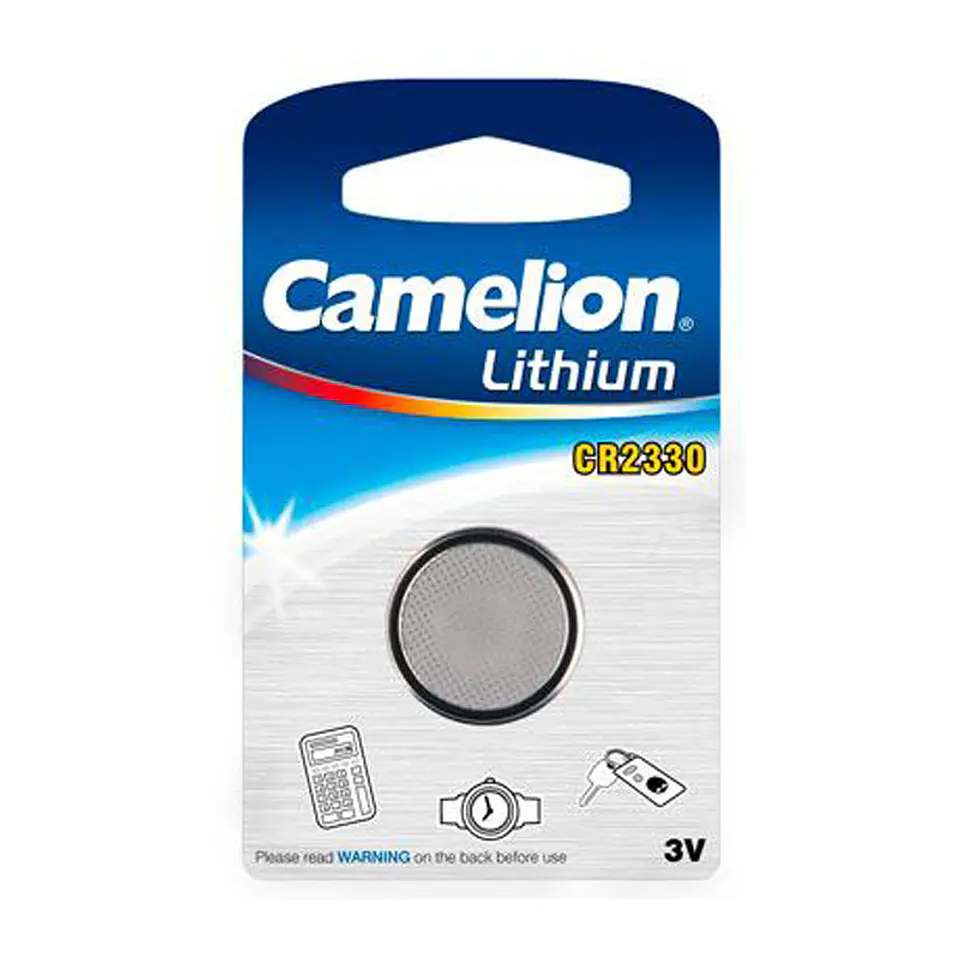 Pilha de Botão de Lítio Camelion CR2330 3V 1