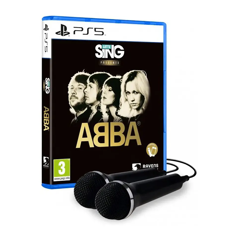 Let's Sing Abba + 2 Microfones PS5 1