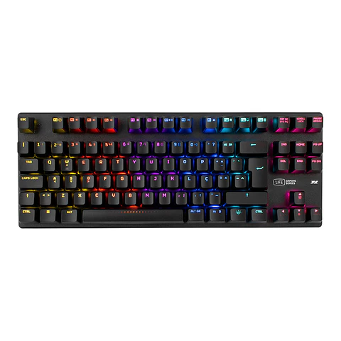 Teclado Mecânico 1Life gkb:mekan RGB TKL X Red PT